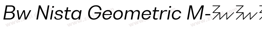 Bw Nista Geometric M字体转换 Bw Nista Geometric M字体转换